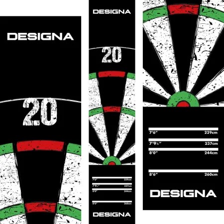 DESIGNA DART MAT - KOBEREC K TERČI - DARTBOARD 20