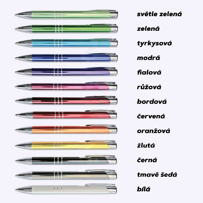 Propiska s gravírovaným logem, textem 50 ks
