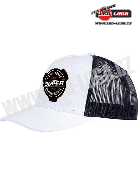 Čepice SnapBack bílo/černá 02