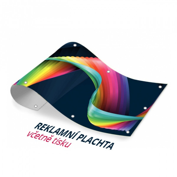 Reklamní plachta/banner 1m2