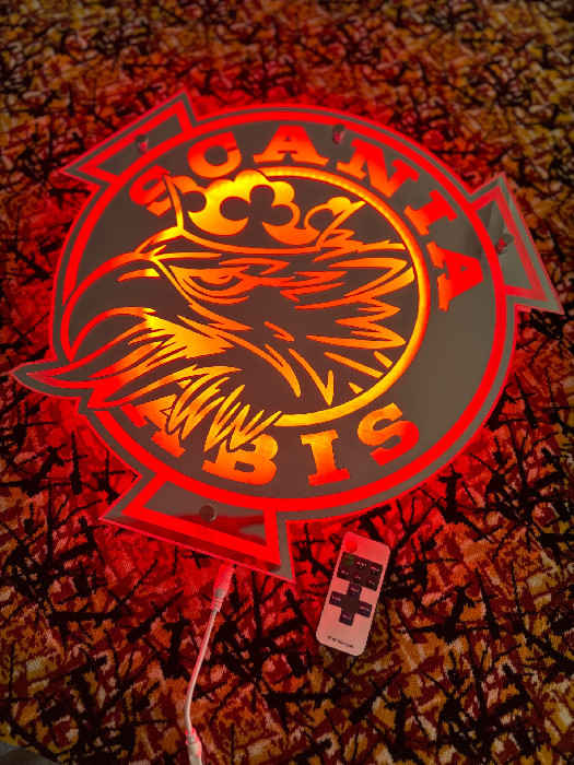 Světelné zrcadlové Led Logo Vabis