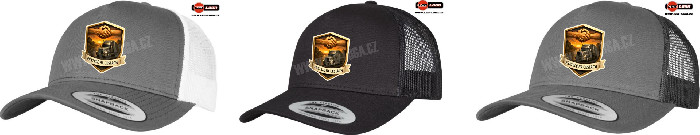 Čepice SnapBack bílo/černá 02